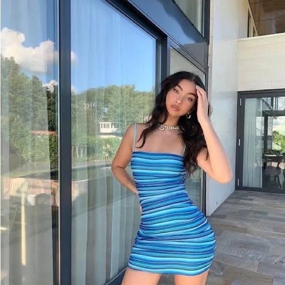 I.AM.GIA Hali dress in Oceanus print - Picture 3 of 4